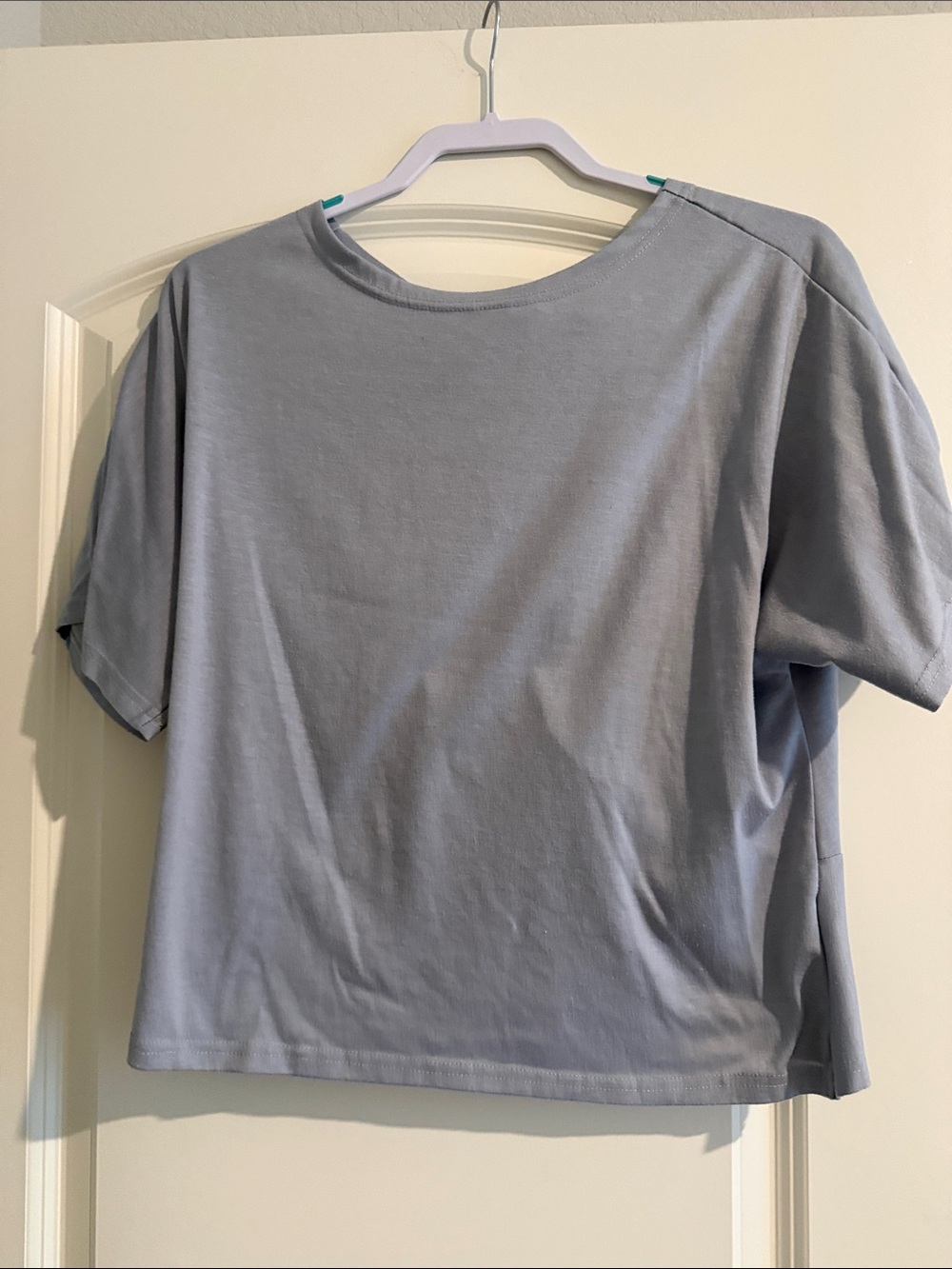 Women’s Relaxed Boxy Tee - Light Gray